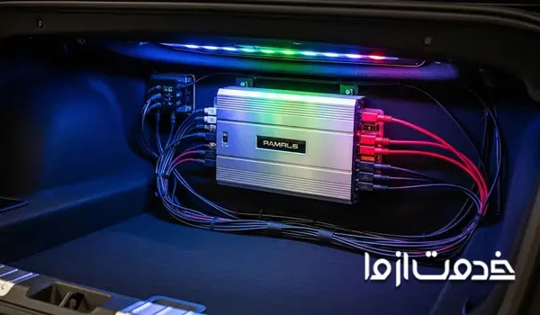 نصاب سیستم صوتی ماشین